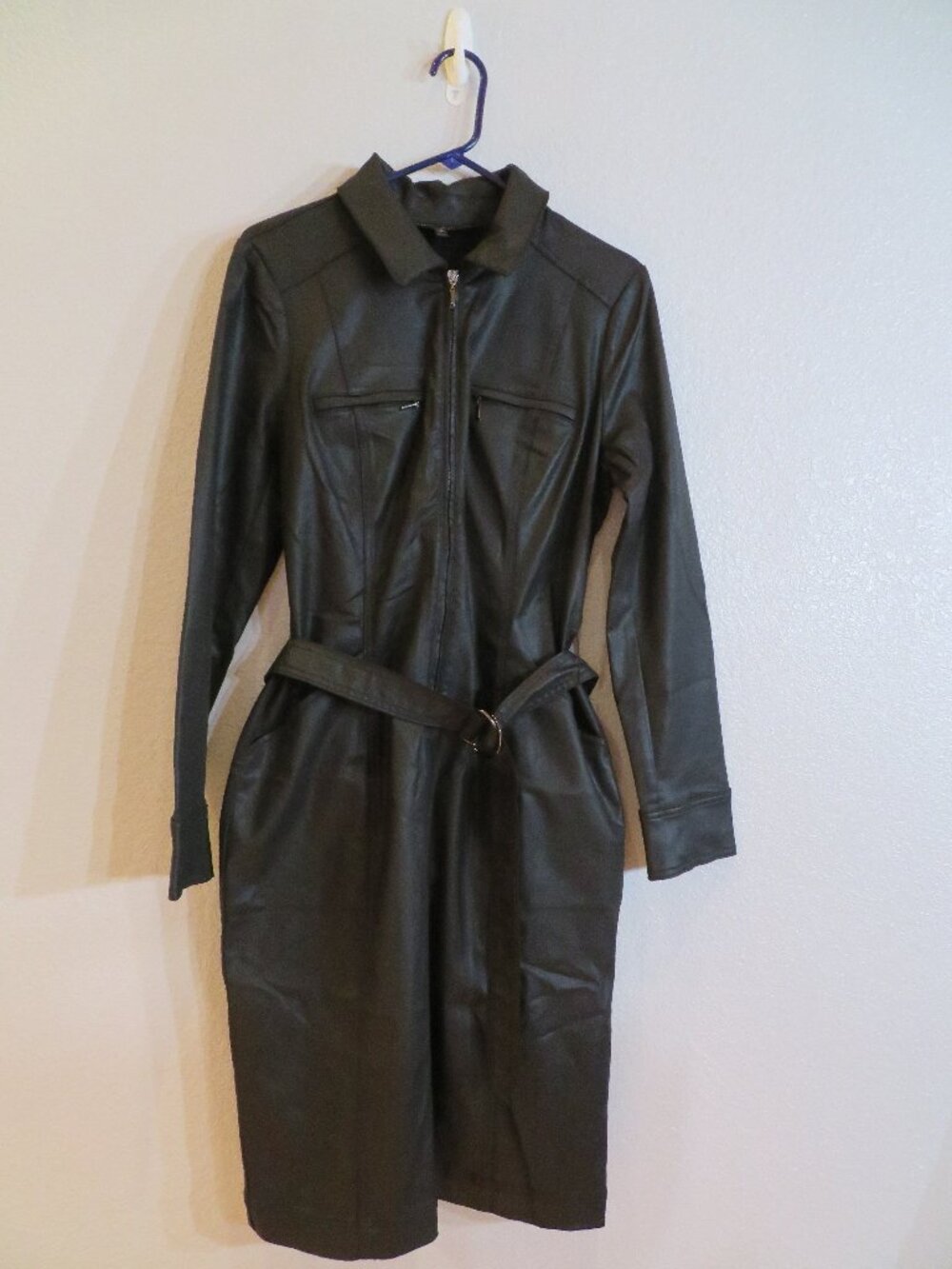 Coated Denim Dress | White House Black Market